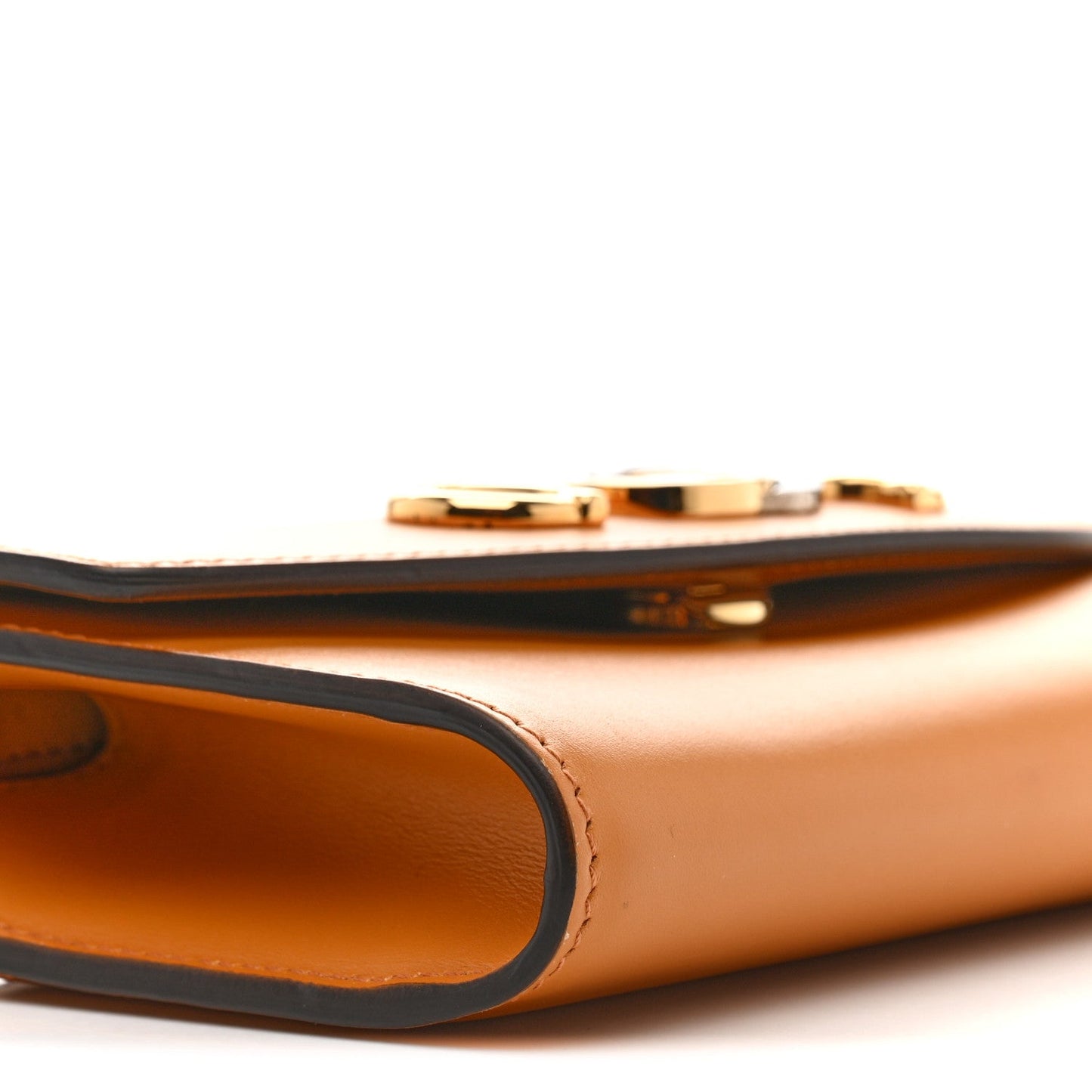 Shibuya Calfskin Mini Zumi Shoulder Bag Sun Oil