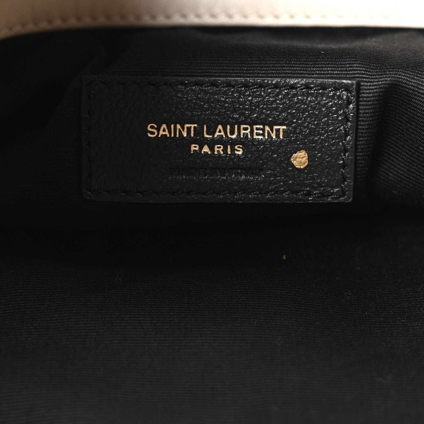 Lambskin Matelasse Monogram Medium Jamie 4.3 Pochon Crema Soft