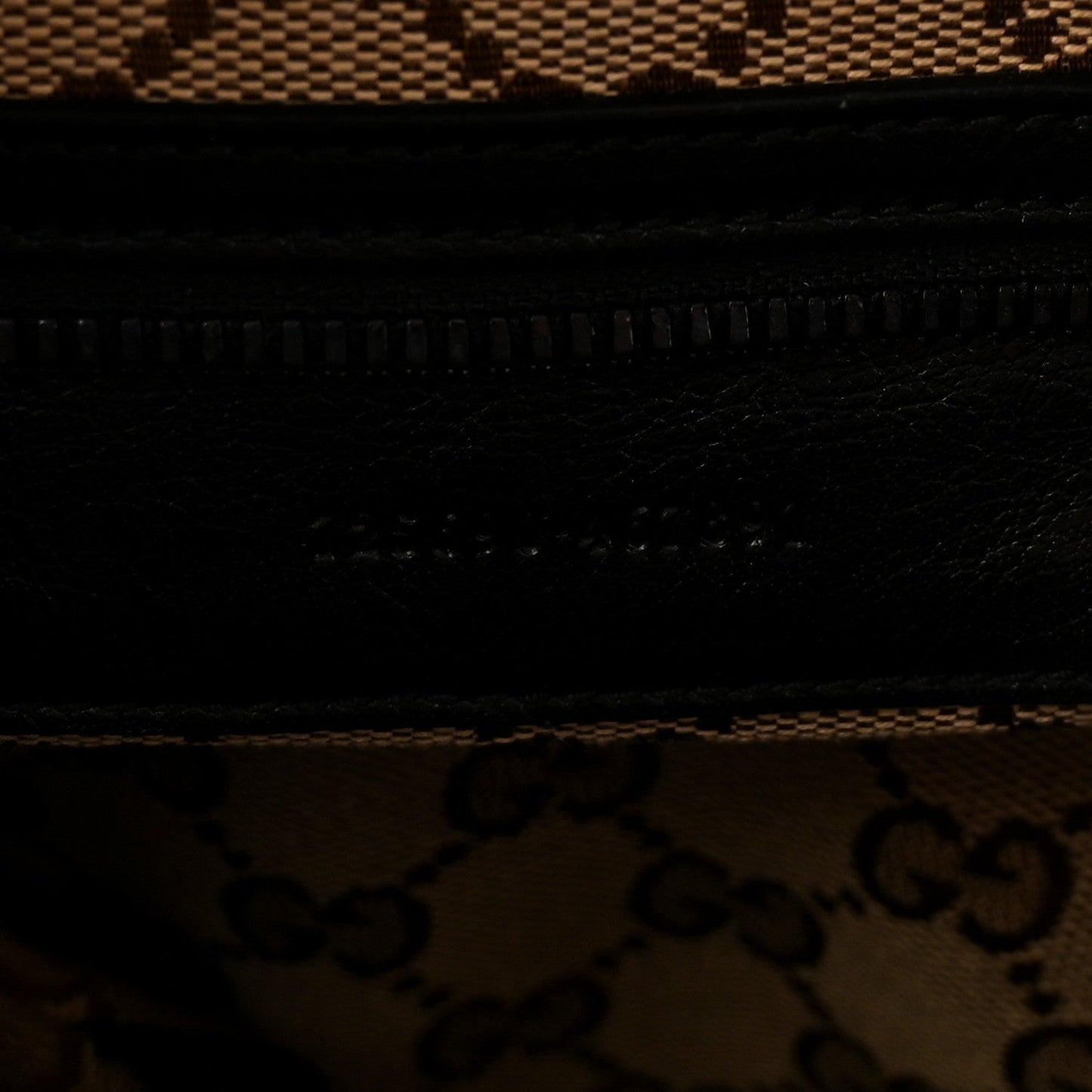 Piuma Lux Energy Monochrome Tonal GG Medium Tote Bag Black
