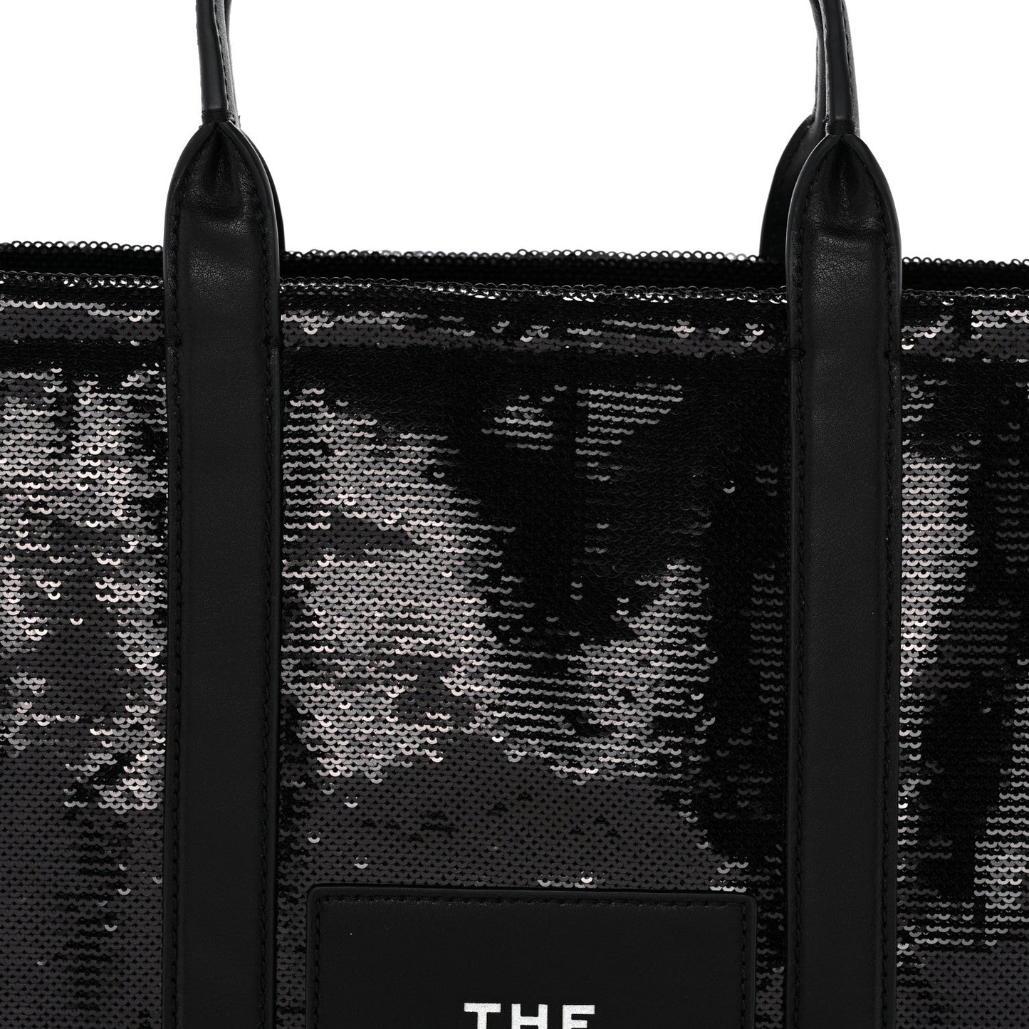 Sequin Medium The Tote Bag Black