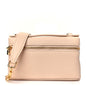 Grained Calfskin Extra Pocket Mini Pouch Creamed Honey