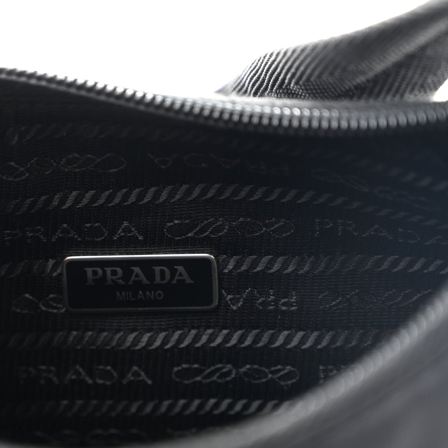 Tessuto Nylon Mini Re-Edition 2000 Bag Black