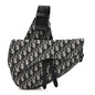 Oblique Mens Saddle Bag Blue