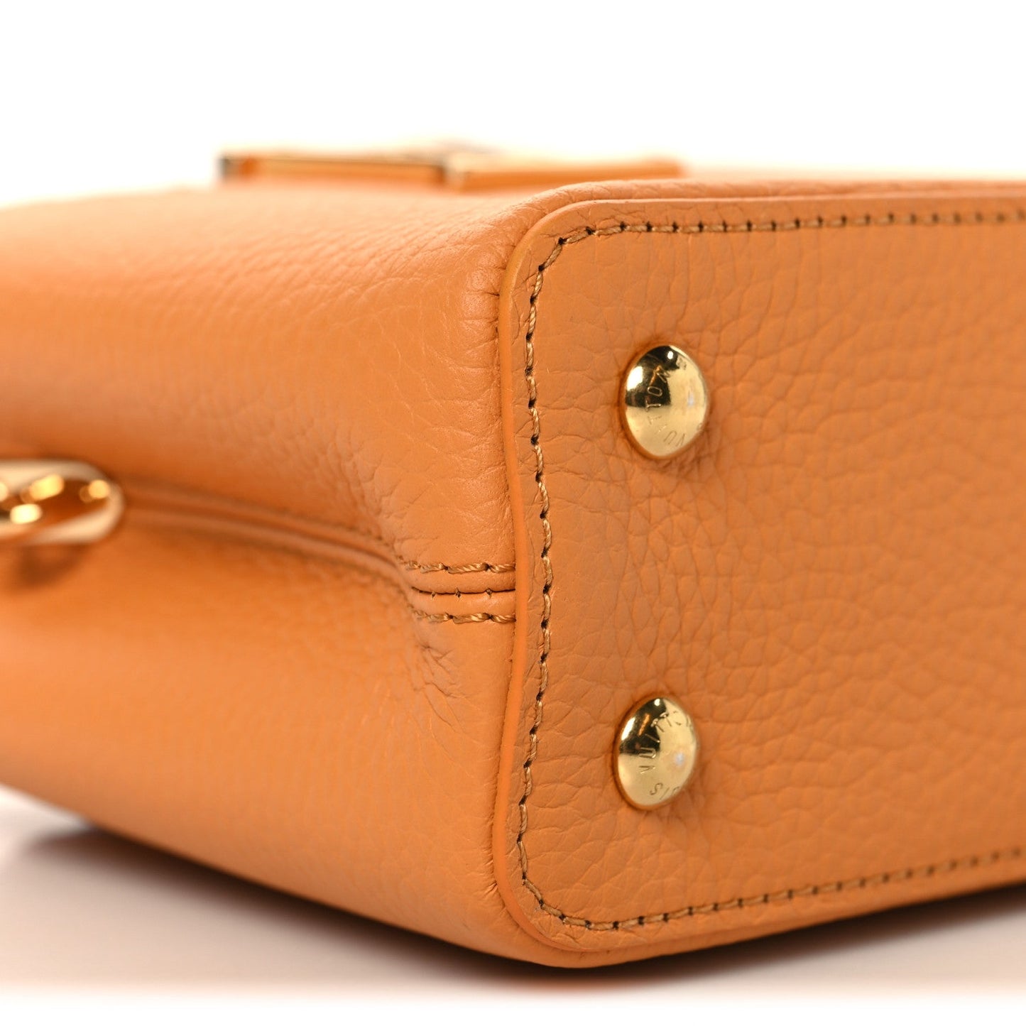 Taurillon Mini Capucines Safran Imperial