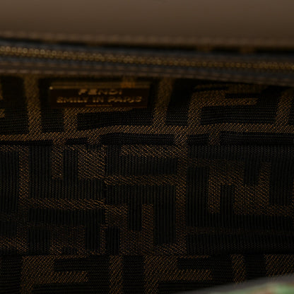 Fabric Tapestry Effect Fendi Dots Baguette Matcha Dove Multicolor
