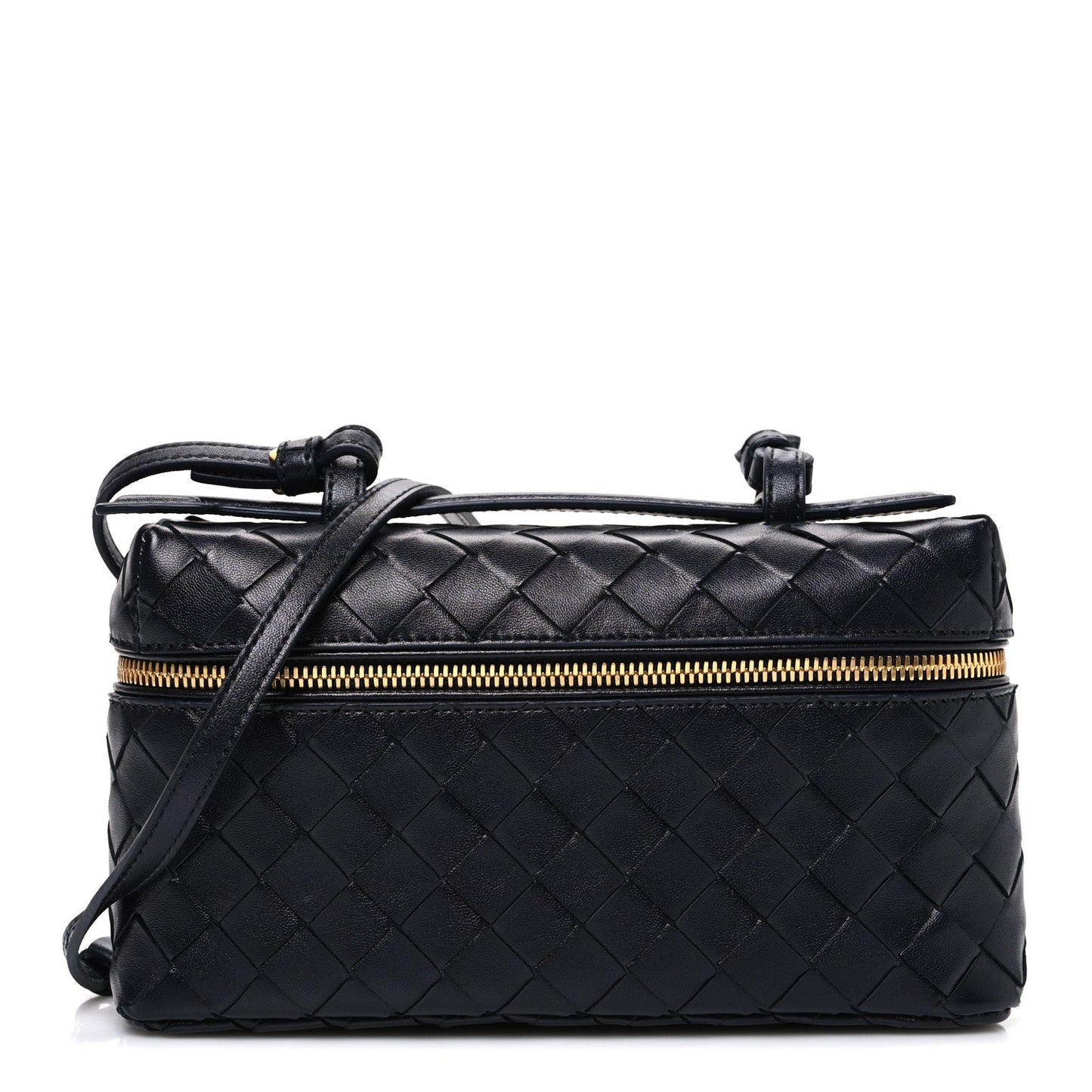 Calfskin Intrecciato Bang Bang Vanity Case Nocturnal