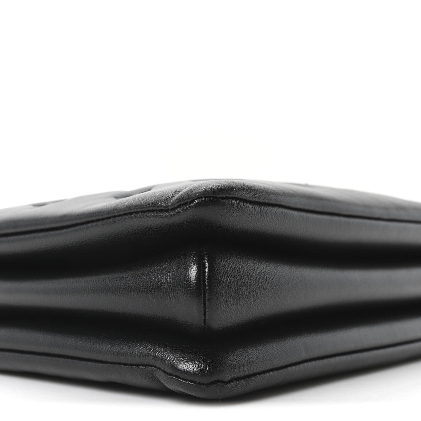 Lambskin Embossed Monogram Coussin PM Black