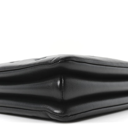 Lambskin Embossed Monogram Coussin PM Black