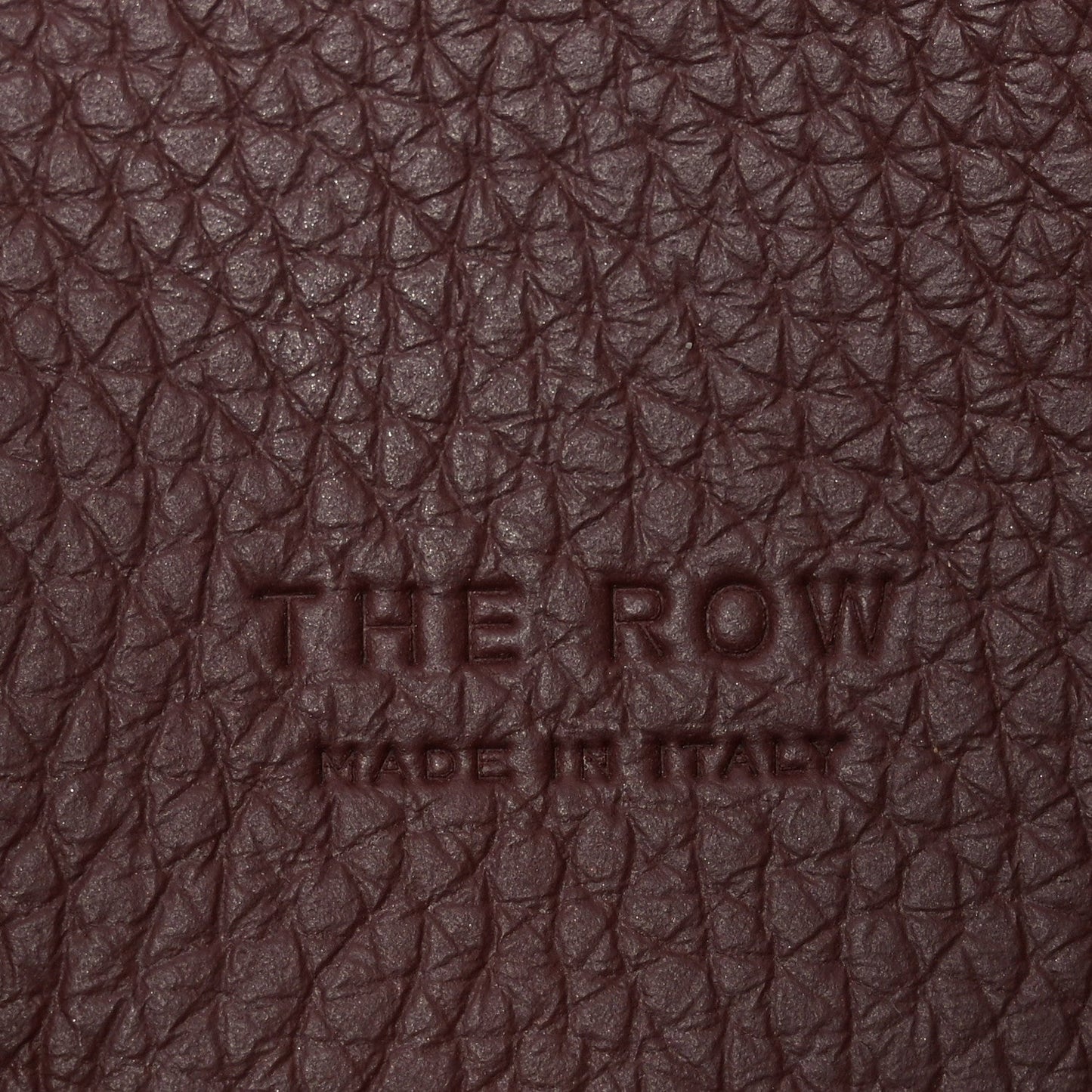 Grained Calfskin Soft Margaux 10 Bag Dark Mocha
