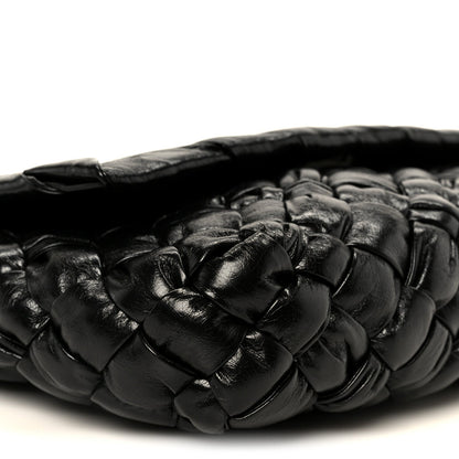 Calfskin Intreccio Kalimero Messenger Black