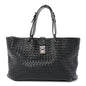 Nappa Intrecciato Medium Roma Tote Black