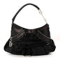 Satin Ballet Evening Bag Black