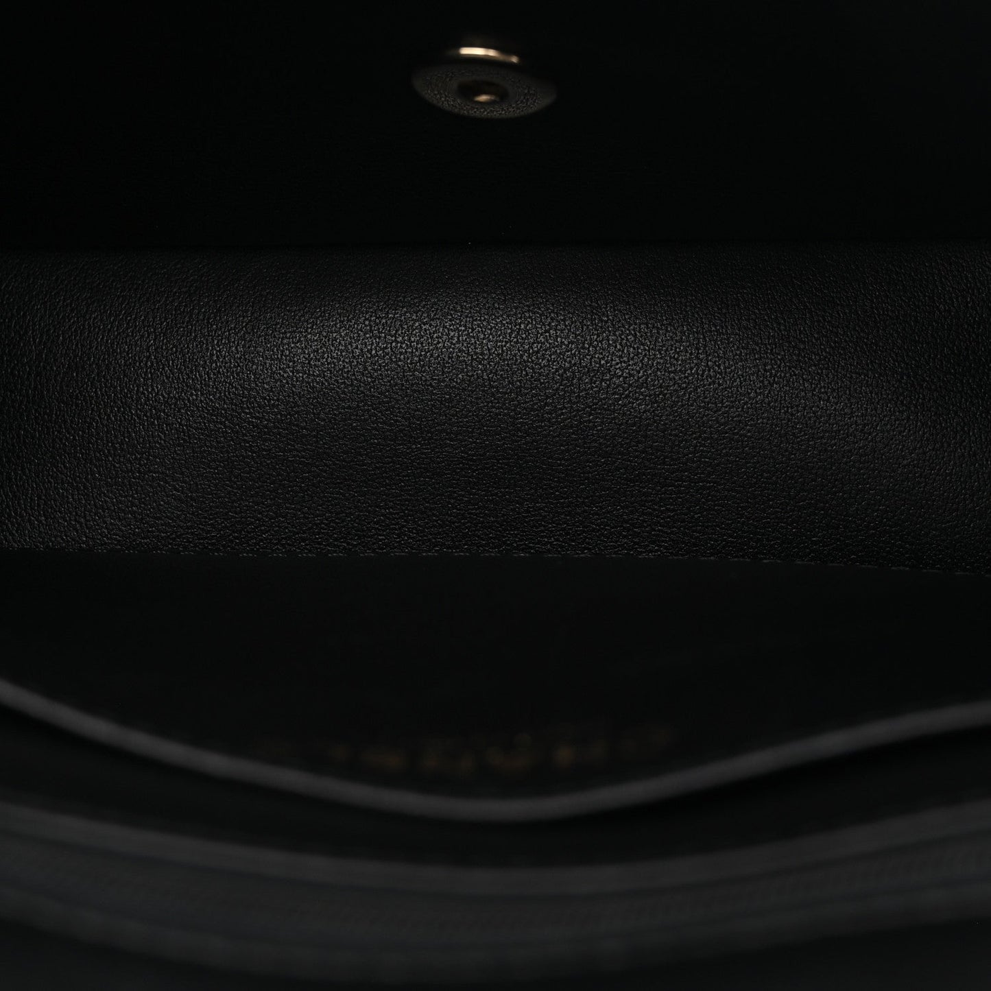 Lambskin Quilted Resin Graphic Frame Flap Bag Black White