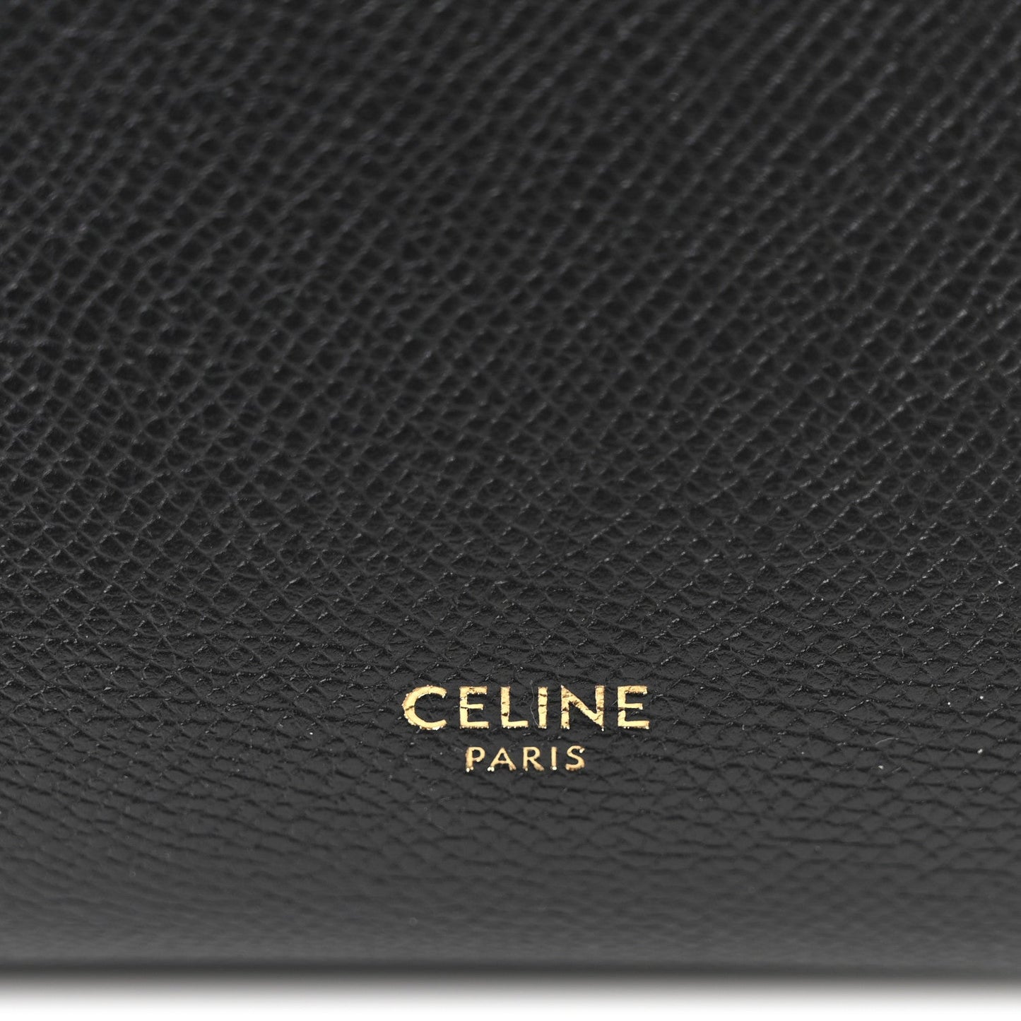 Grained Calfskin Micro Belt Bag Black