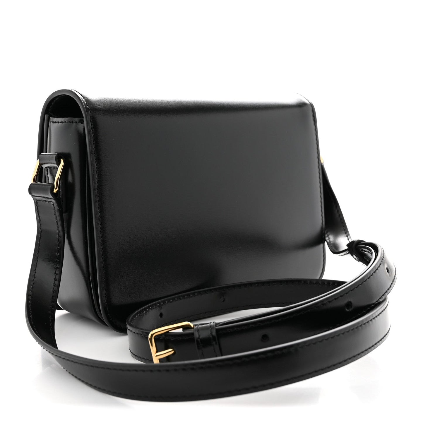 Shiny Calfskin Teen Triomphe Black