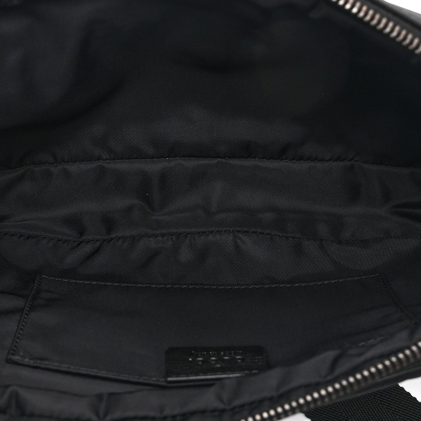 Guccissima Nylon Belt Bag  Black