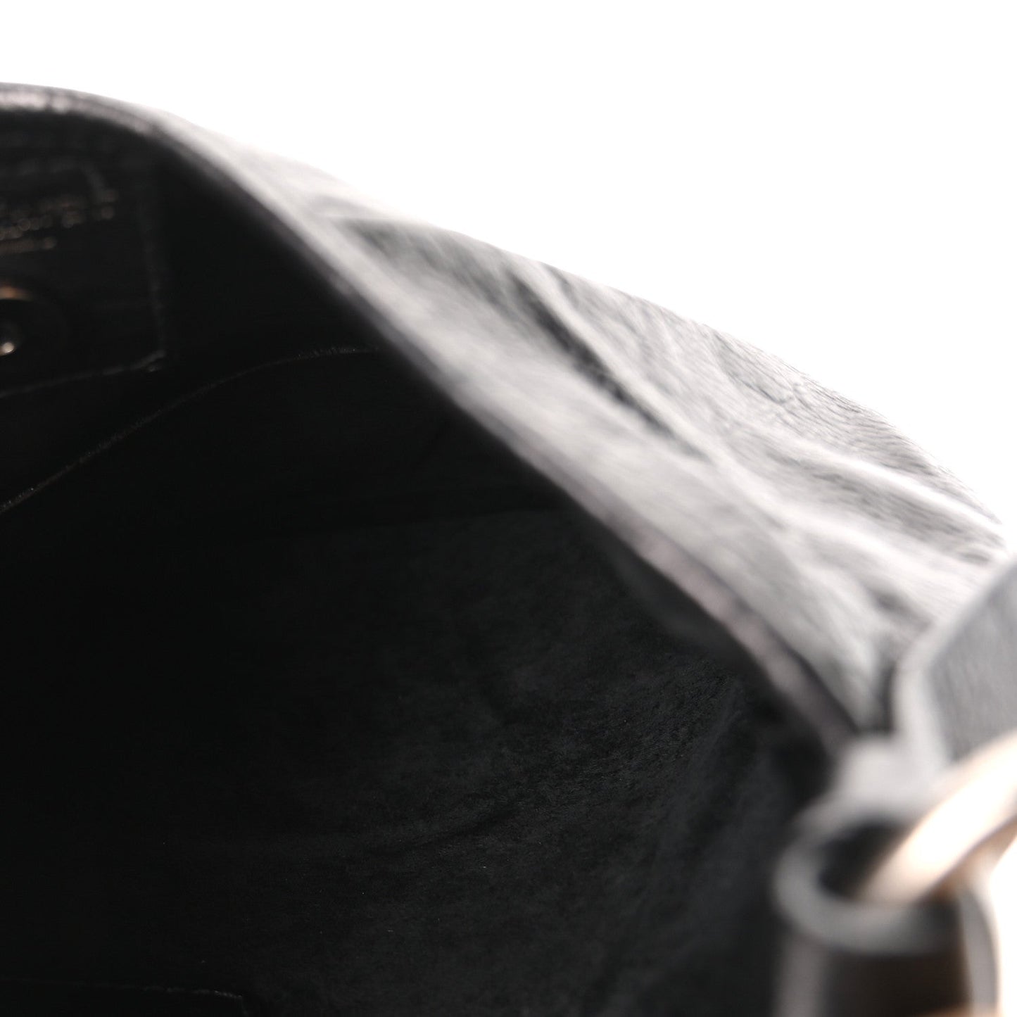 Buffalo Horn Small Mombasa Hobo Black