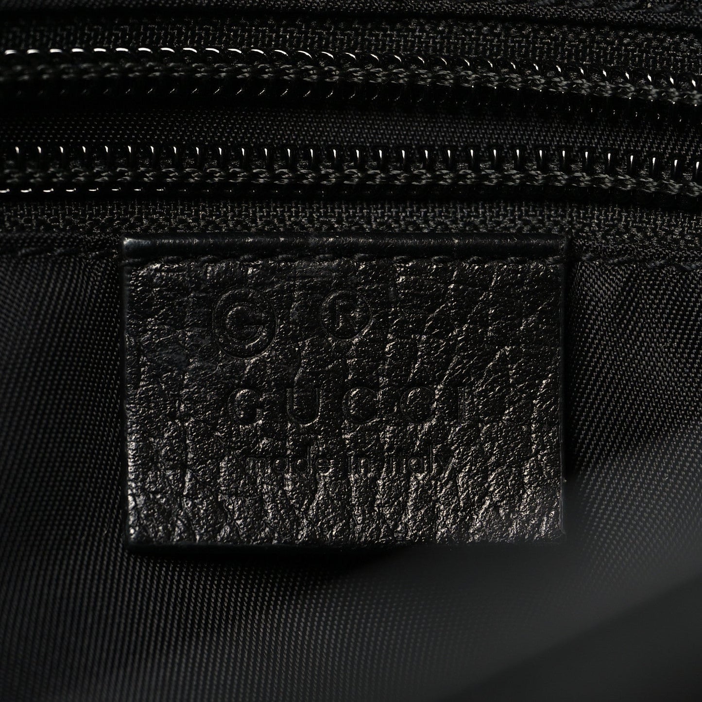 Nylon Monogram Double Buckle Flap Messenger Bag Black