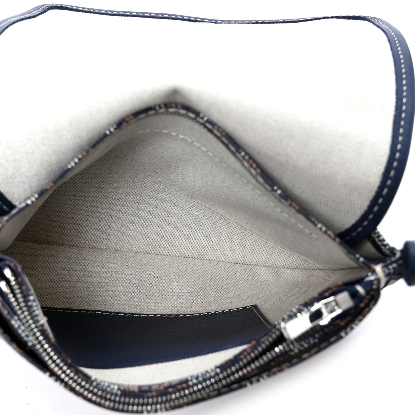Goyardine Plumet Wallet Clutch Navy