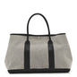 Toile Negonda Garden Party 36 MM Tote Black Ecru