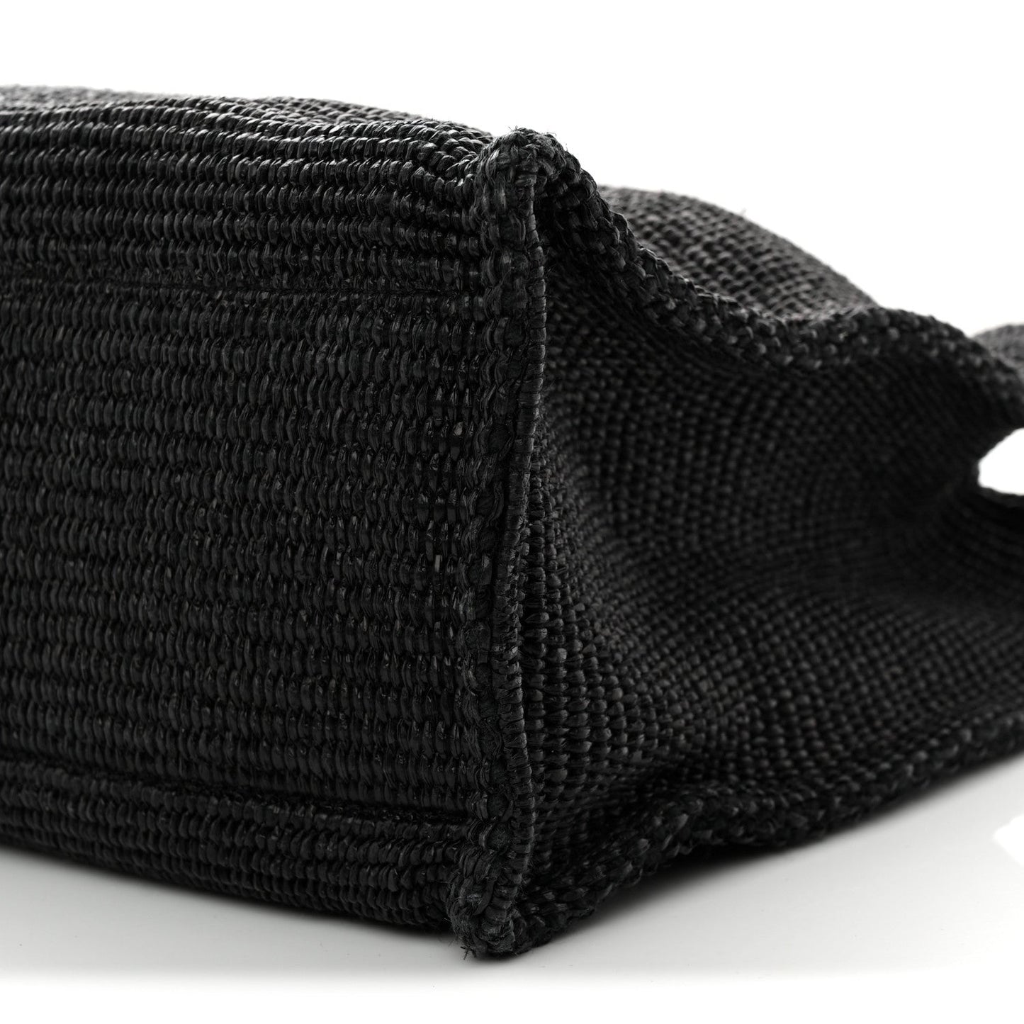 Raffia Medium G Tote Black