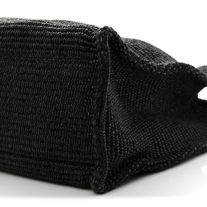 Raffia Medium G Tote Black