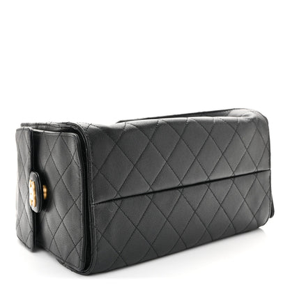 Caviar Quilted Small Chanel 25 Handbag Black
