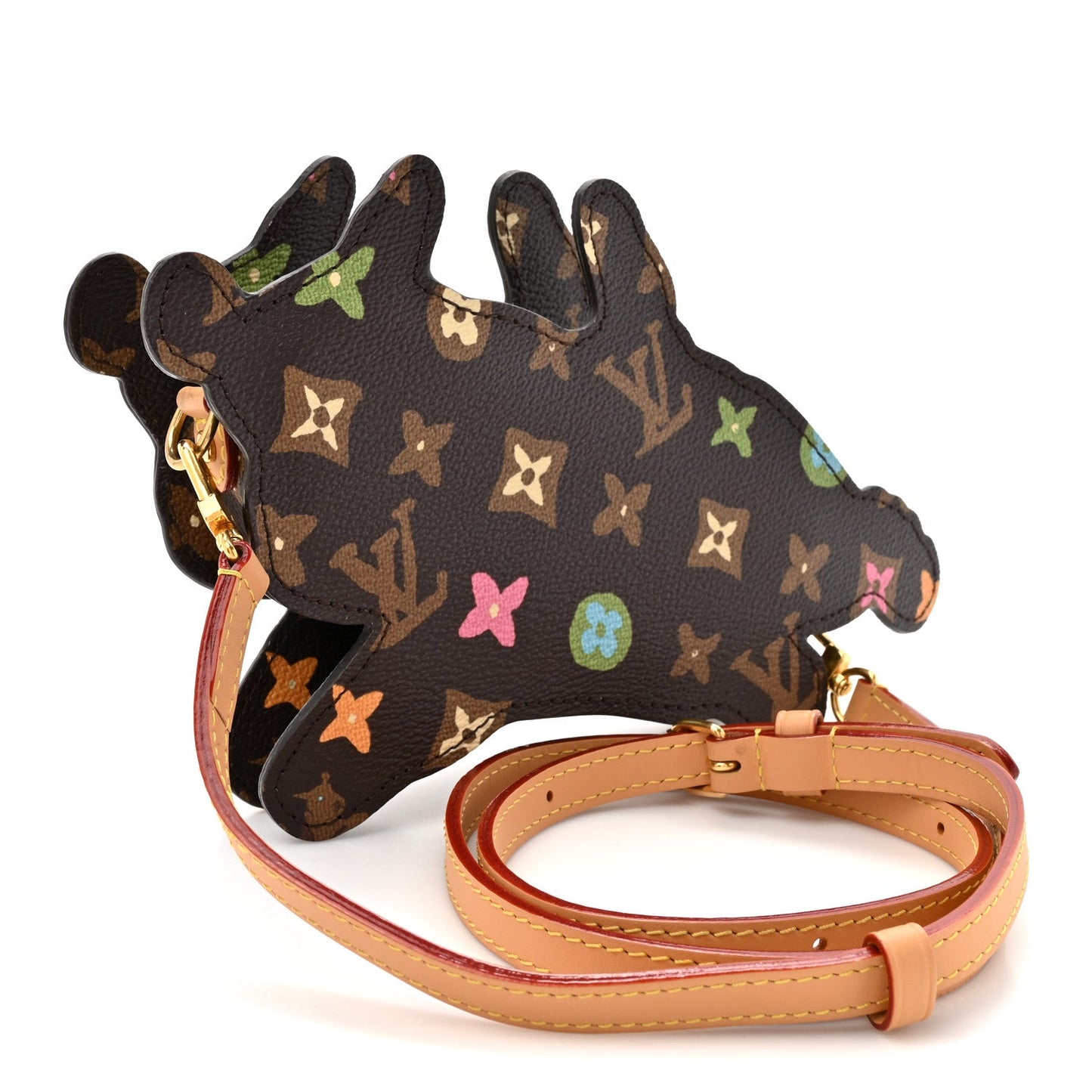 X TYLER THE CREATOR Monogram Craggy Dog On Strap Chocolate