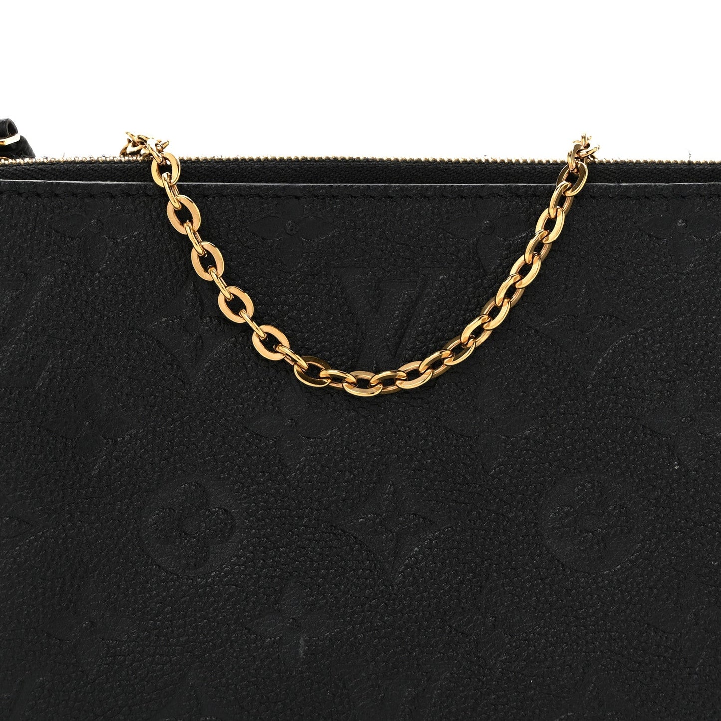Empreinte Double Zip Pochette Black