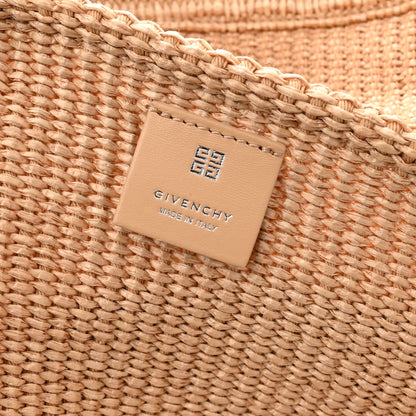 Raffia Large G Shopping Tote Natural