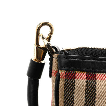 Vintage Check Calfskin Olympia Slim Pouch Archive Beige