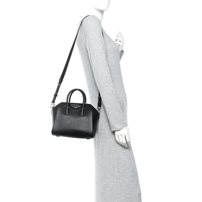 Sugar Goatskin Mini Antigona Black