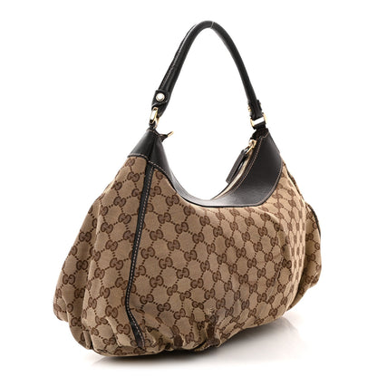 Monogram Large Abbey Hobo Brown