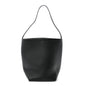 Grained Calfskin Medium N/S Park Tote Black