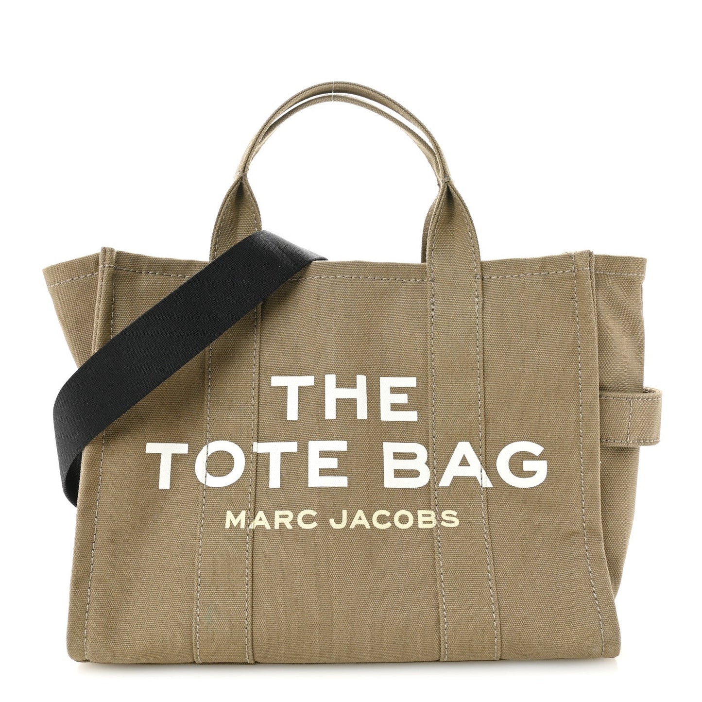 Cotton Canvas Medium The Traveler Tote Bag Slate Green