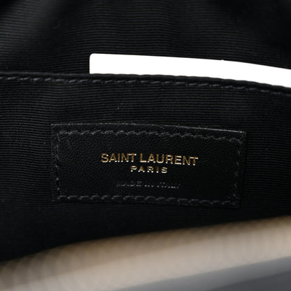 Calfskin Matelasse Monogram Lou Camera Bag Black