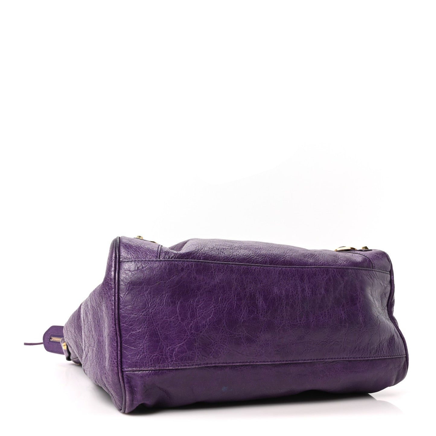 Agneau Classic Gold Hardware Velo Dark Violet