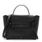 Grained Calfskin Mini Belt Bag Black