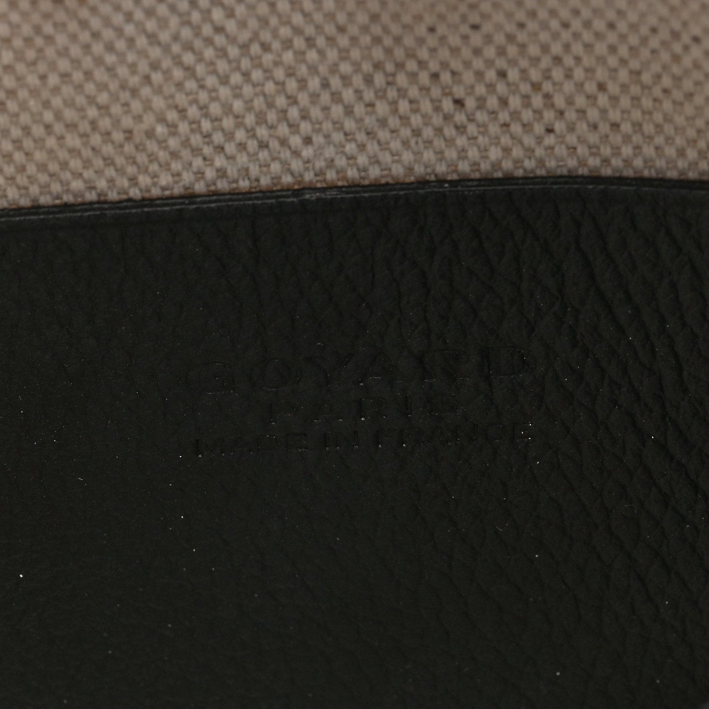 Goyardine Plumet Wallet Clutch Black