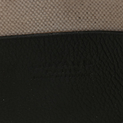 Goyardine Plumet Wallet Clutch Black