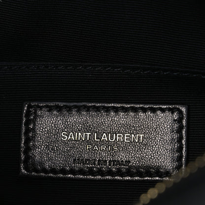 Calfskin Matelasse Monogram Lou Camera Bag Black