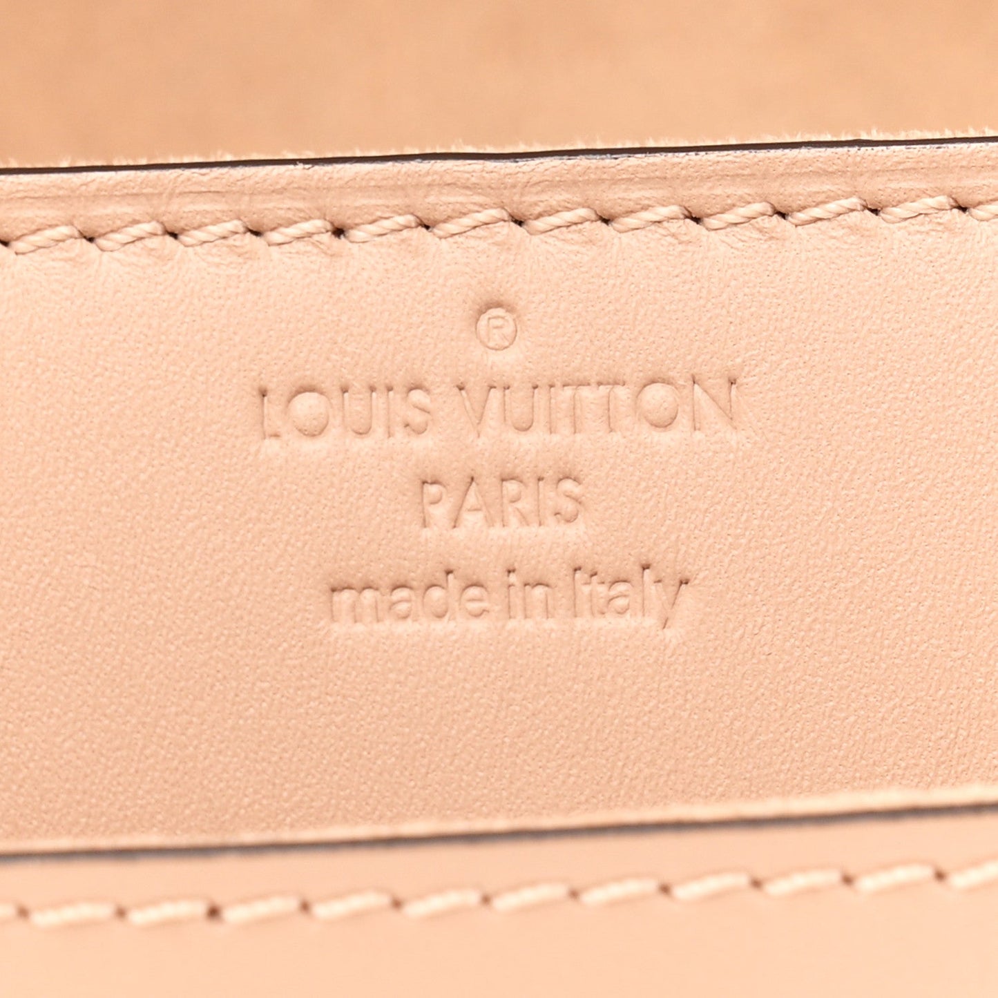 Calfskin Chain Louise MM Nude