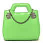 Brushed Calfskin Micro Wanda Top Handle Bag Green