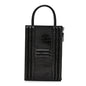 Shiny Porosus Crocodile Lisse Kelly Cadena Clutch Black