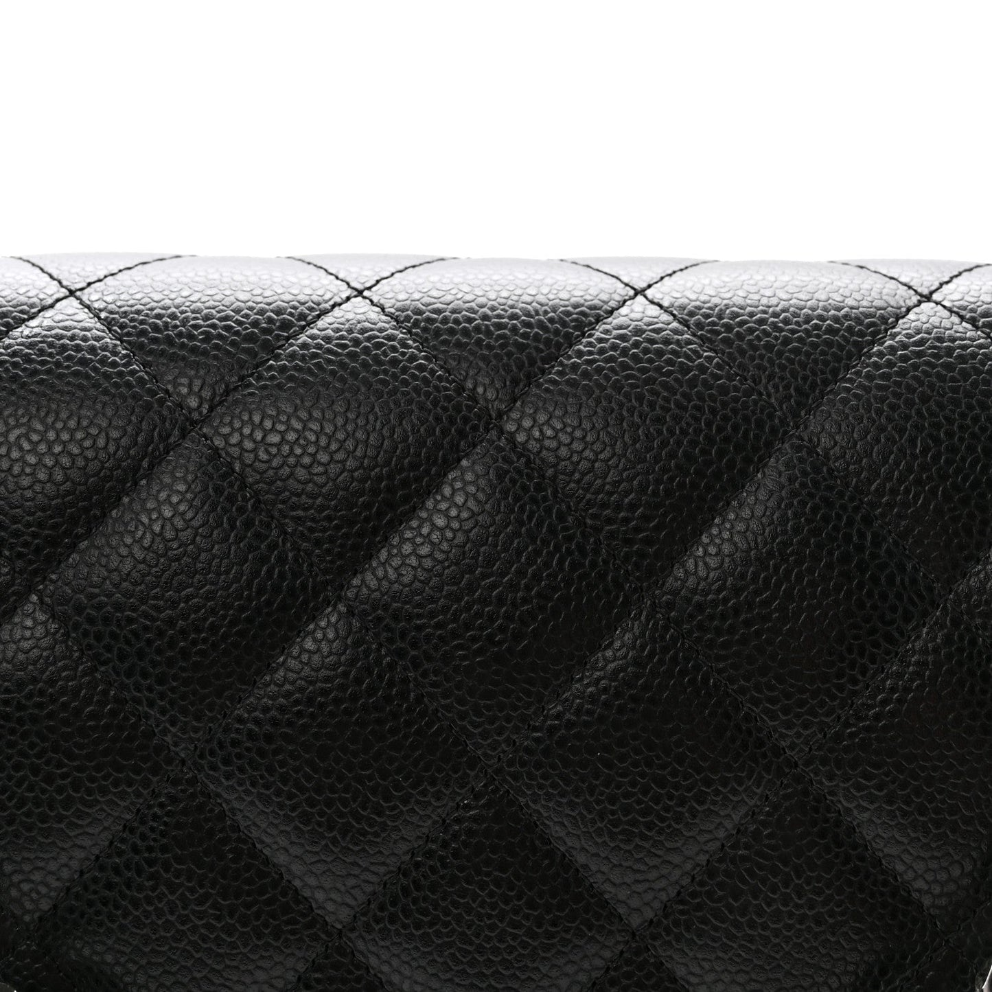 Caviar Quilted Maxi Double Flap Black