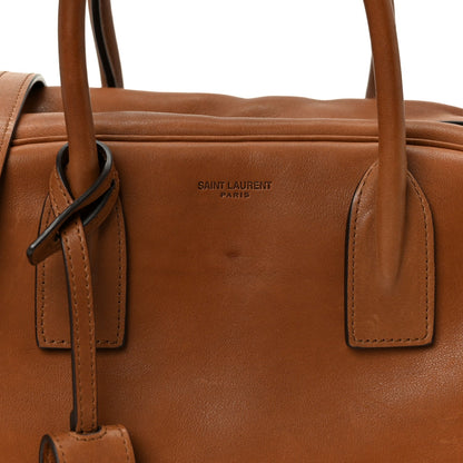 Calfskin Small Sac De Jour Boston Handle Toasted Brown