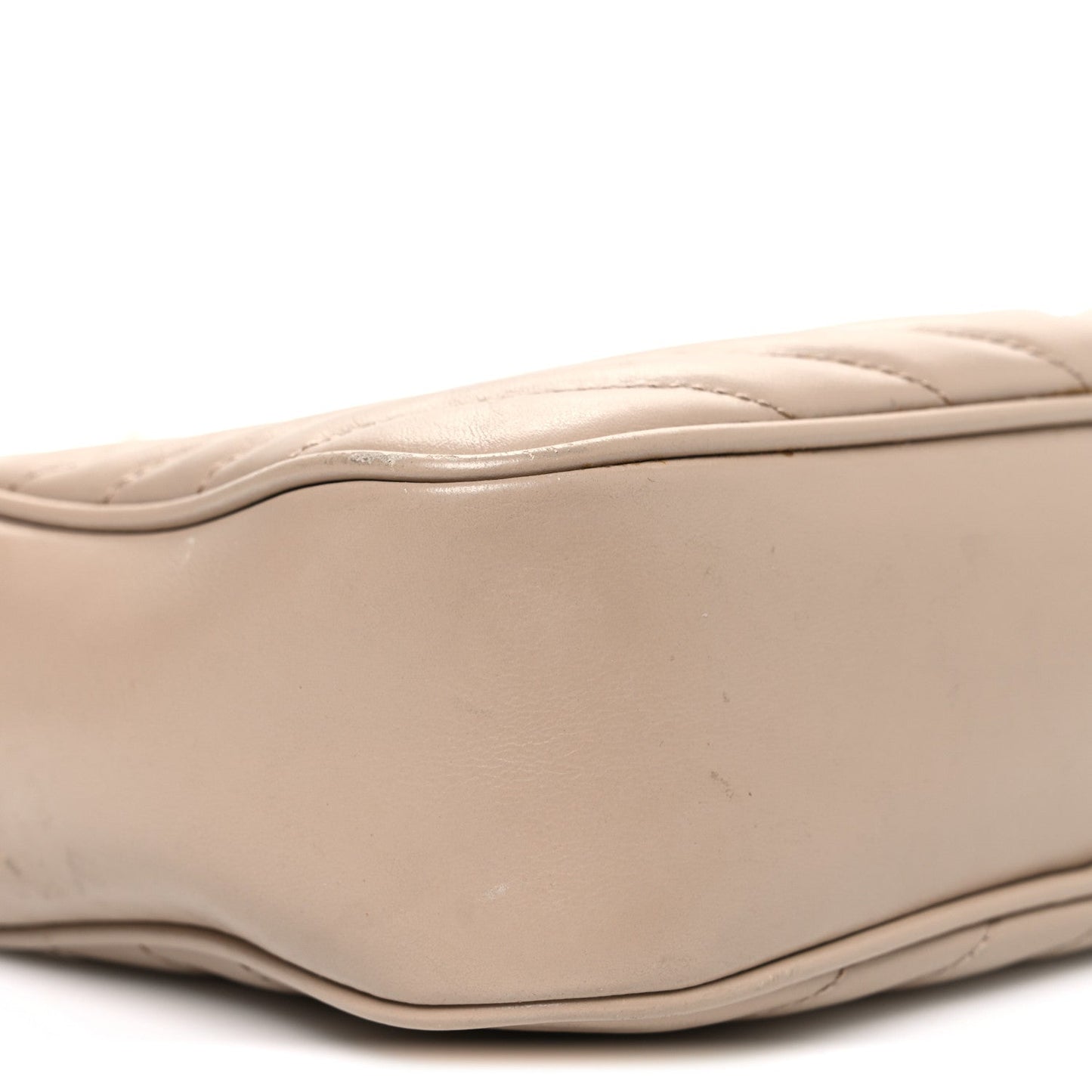 Calfskin Matelasse Monogram Lou Camera Bag Dark Beige