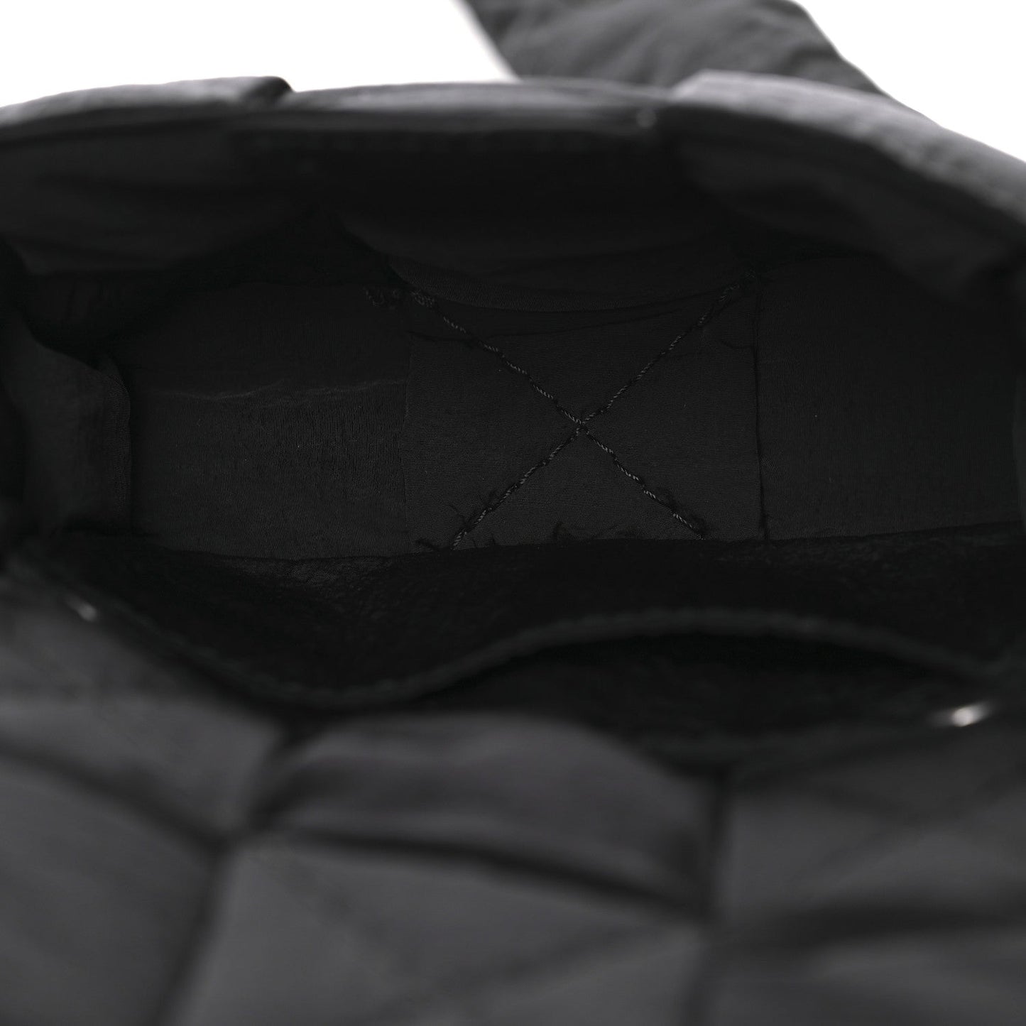 Nylon Intrecciato Padded Tech Candy Cassette Bag Black