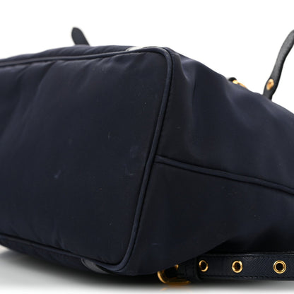 Saffiano Tessuto Nylon Shopping Tote Royal Blue