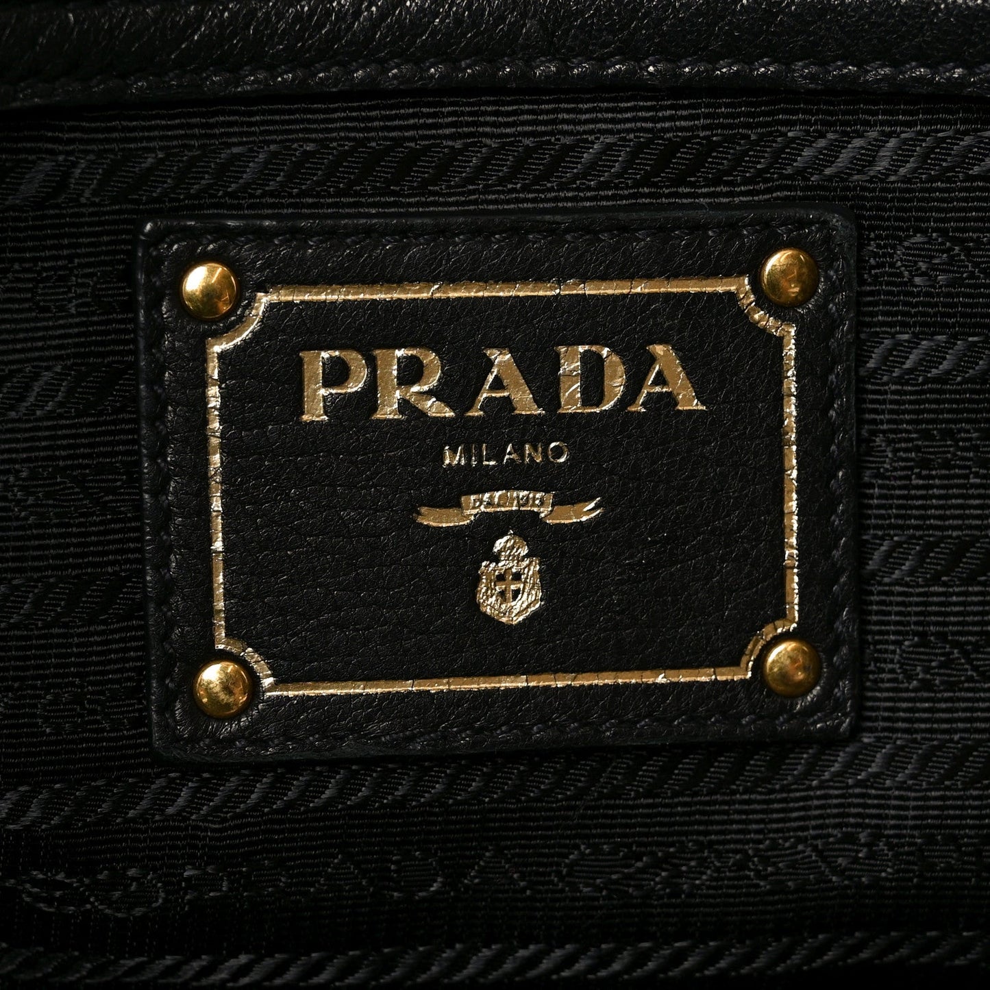 Vitello Daino Tote Black